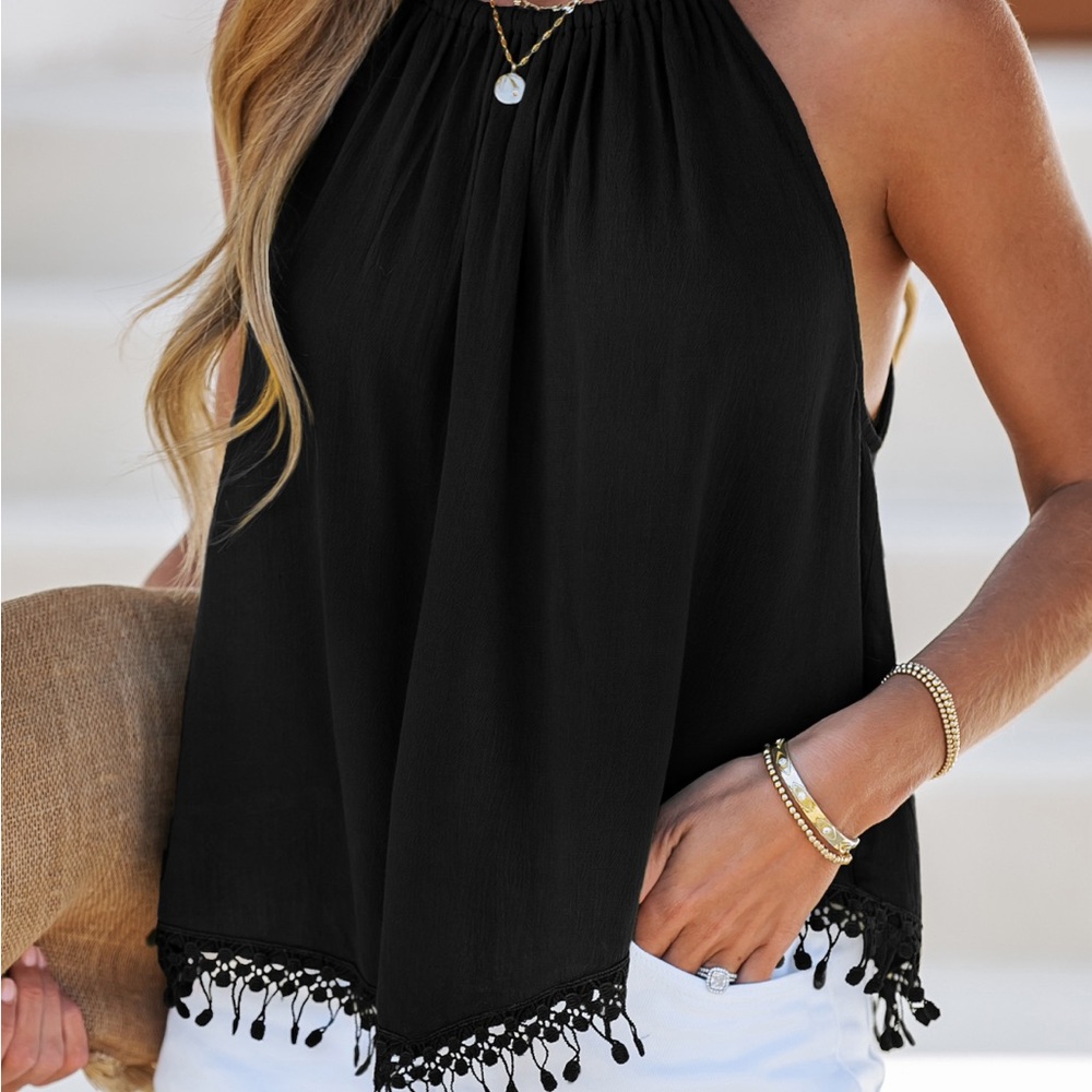 Sold out Cupshe boho fringe NWT top!